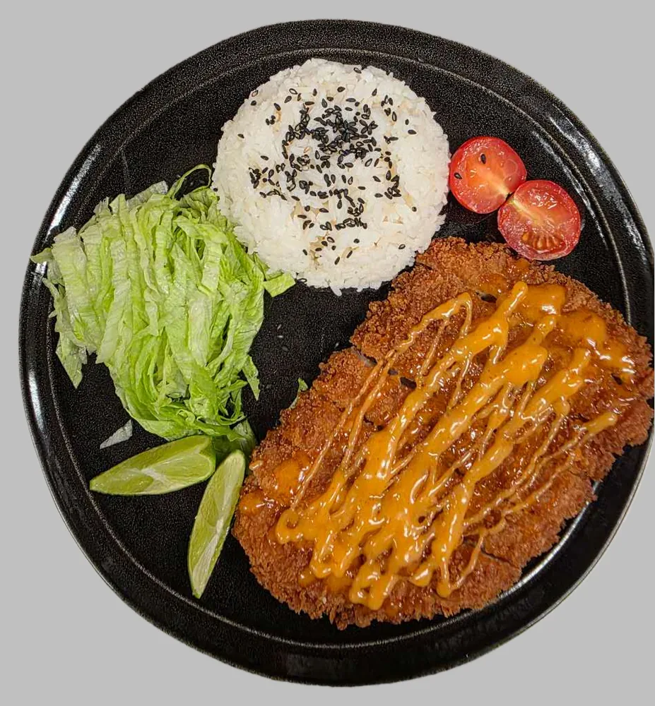 Crispy Pork Cutlet Rice with House-Made Sauce
