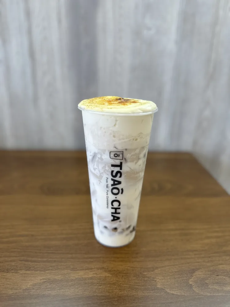 Earl Grey Milk Black Tea w. Crème brûlée & Bubble