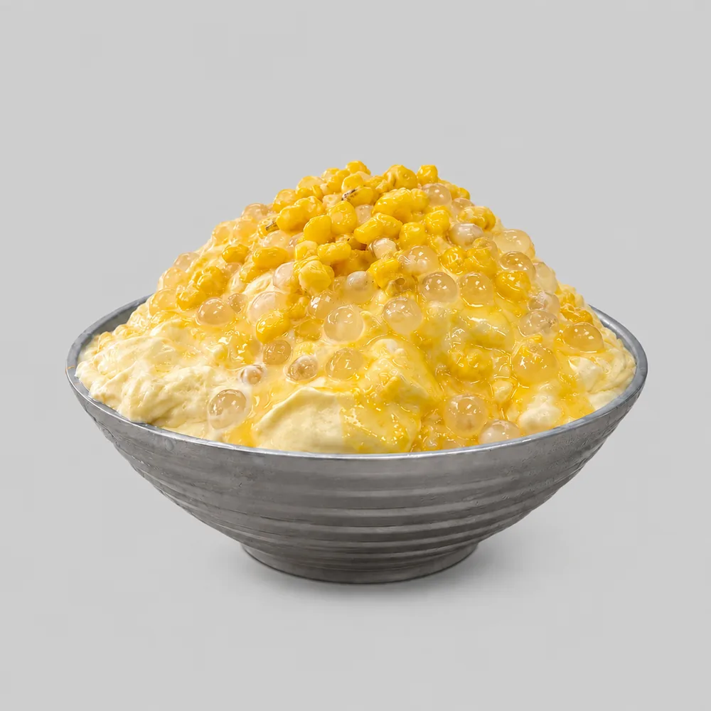 Golden Corn Milk Bingsu (Regular Size)