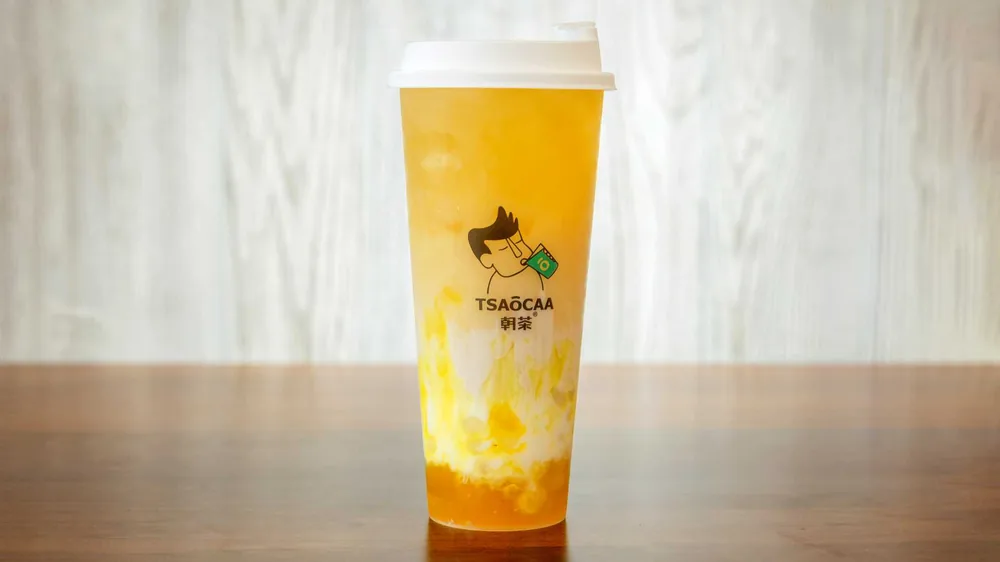 Pineapple Milk Green Tea with Crystal Pearl