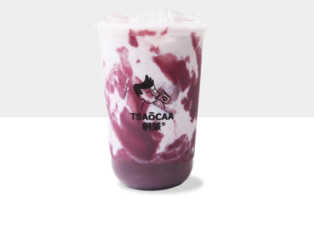 Purple Potato Milk with Bubble